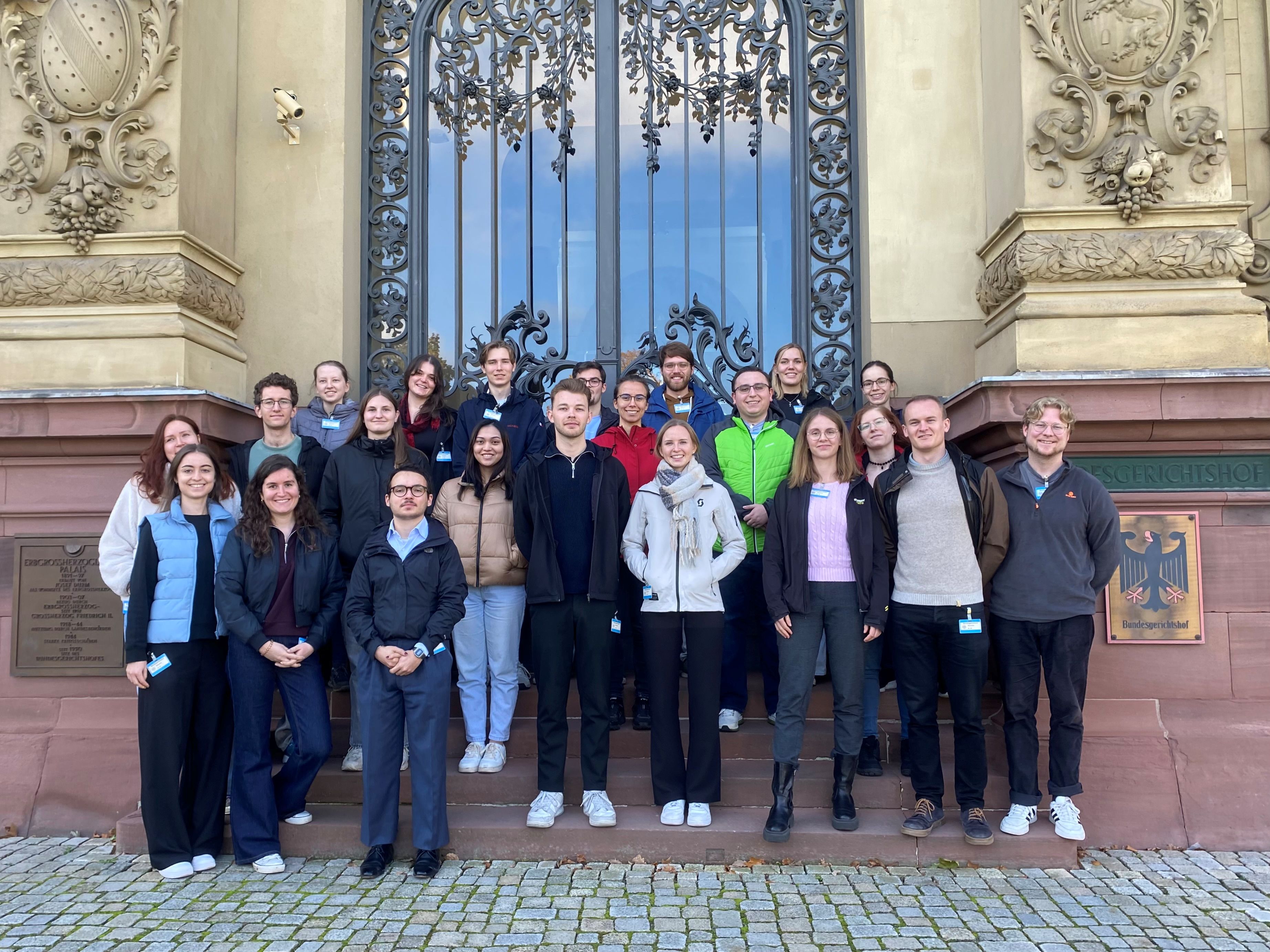 Besuch beim Bundesgerichtshof mit Verhandlungsteilnahme und Führung